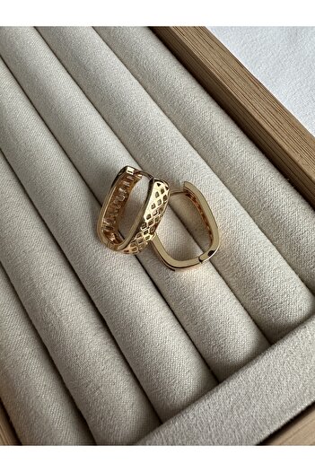 ringbox U Model Gold Küpe