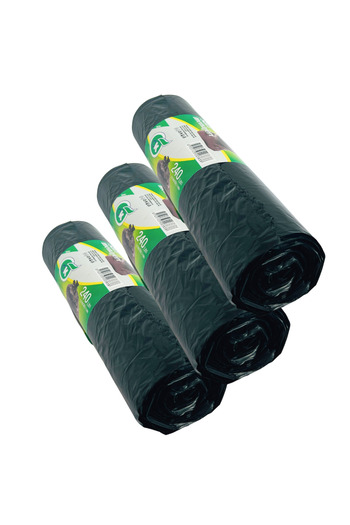 LYOBEST Set of 30 garbage / waste bags, for Europubela, capacity 240L, 10 pcs/roll, black, resistant