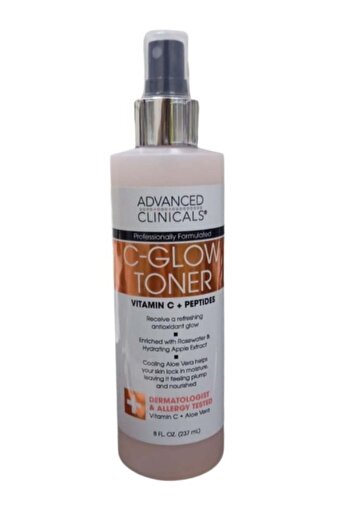 Noname Advanced Clinicals C-Glow Toner Vitamin C + Ferulic Acid 8 fl oz (237 ml)