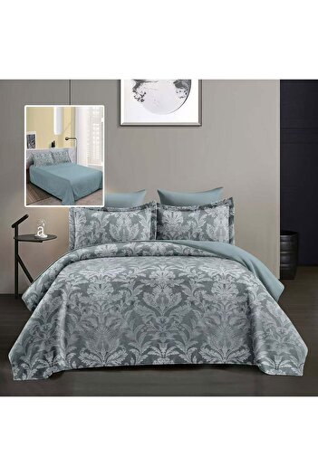 OEM Jaquard bed linen, 6 pieces, King Size, gift box, 70% cotton, 30% polycotton