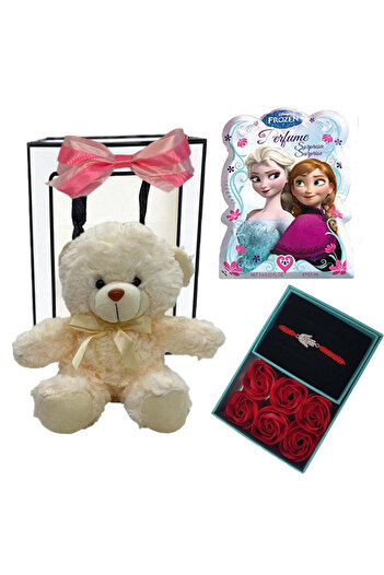 velve Pachet Childes,ursulet de plus,Set Disney Frozen,Tatoo,Semn de carte,trandafiri din sapun si bratara