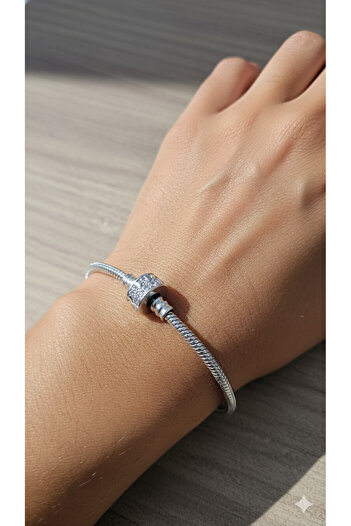 AURA Steel Bracelet Brand Model Charm
