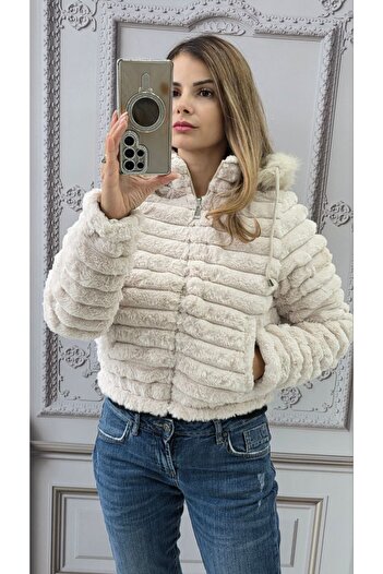 GLAMSI Women's 2-in-1 jacket with Hooded and zipper