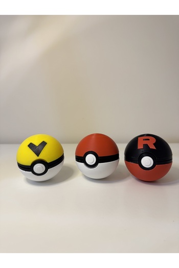 You Toys 3 Resealable Pokeballs (Poke Balls)