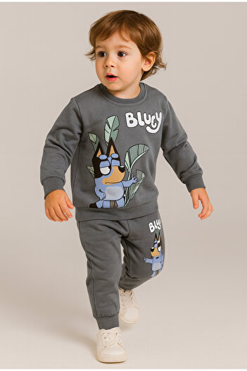 KGN GİYİM Boy's Seasonal Top and Bottom Tracksuit Set