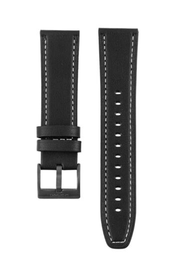 Daniel Klein Black Color Leather Watch Band