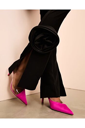 ASOS Black Pants with 3D Flower