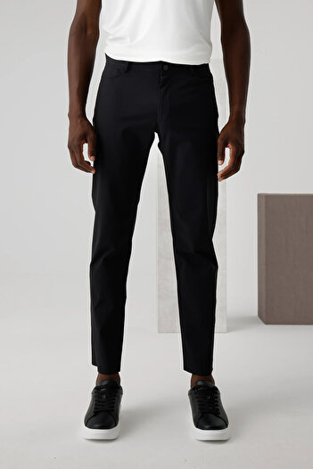 Isaora Regular Fit Normal Waist Straight Leg Trousers Men's Pants Isr59040