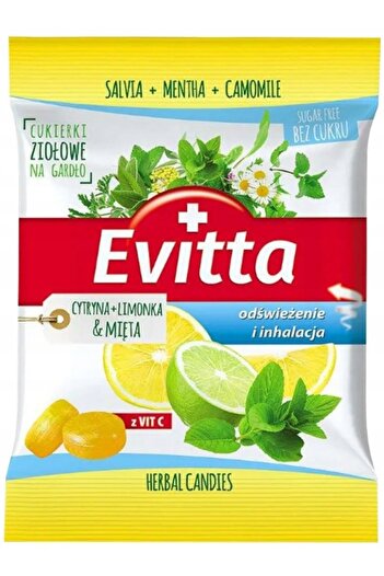 Other EVITTA Sugar-Free Herbal Candies Lemon Mint