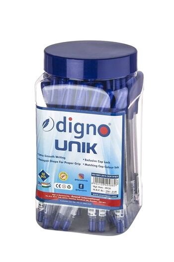 Unik Writex Pen Assorted 24 Pcs(1Crtn 40 Jar)