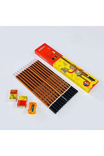 Nataraj Yelo HB No.2 Hex 3P With Eraser
