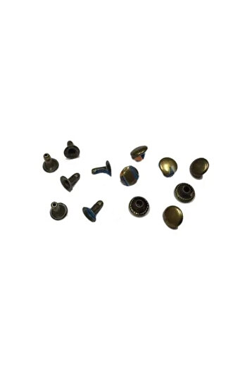 soonaksesuar Rivet Rivet - 9mm, Antique, 1000 Pieces