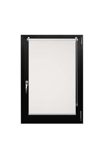 MC&A Amenajari Simple Textile Roller Blind, Semi-opaque, White, L 39 cm X H 100 cm