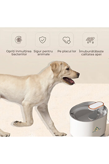 Fish & Paws Ultra-sensitive automatic fountain water dispenser ® for dogs and cats