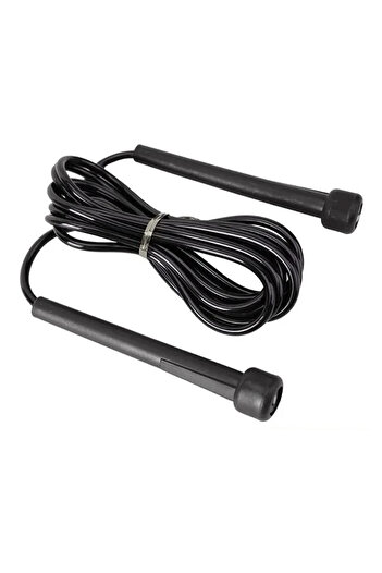 BLACK Adjustable Jump Rope Black Lks97-S