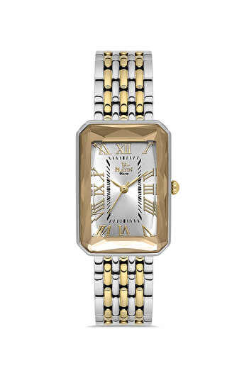 Platin Pierre Pl-1076la-d1 roman numeral square women's watch
