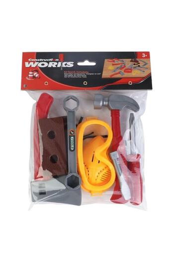 ANTBRO Antbro® craftsman play set with 13 different plastic tools, multicolor