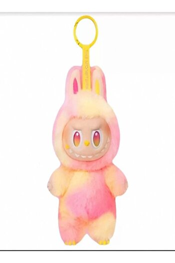 Generic Gradient Vinyl Art Toy Keychain – Labubu-Inspired Figure Series 3, Blind Box, Trendy Collectible,