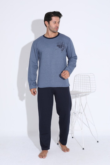 Ayans Pijama Two Thread (Thick) Men's Pajama Set
