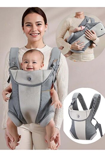 Generic Baby Adjustable Wrap Strap, Breathable Ergonomic Front/Back Strap for Newborns to 0-15 kg, C