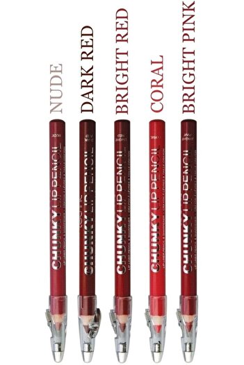 TECHNIC Chunky Lip Pencil - Dark Red