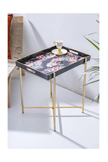 ACAR Flk-07981 Coffee Table with Tray Elvira/Lilith/Lucille/Primrose