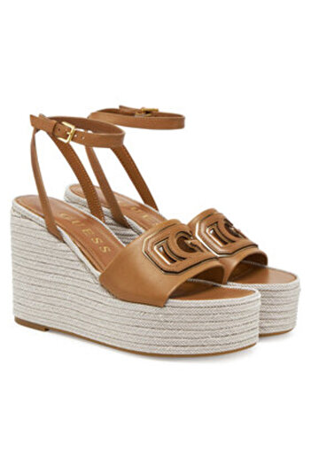 Guess Γυναικείες Εσπαντρίγιες Καφέ FLJTANLEA04