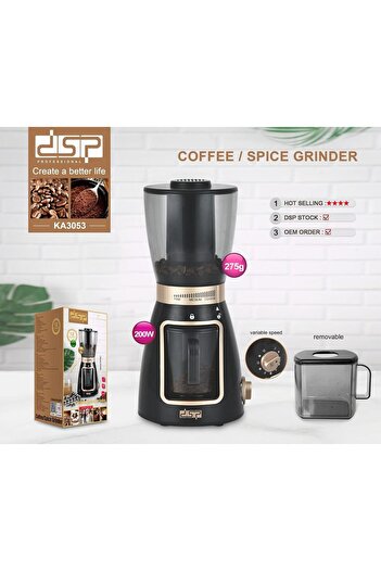 Generic DSP KA3053 275g large capacity electric Coffee bean grinder 220v, household spice grinder machine