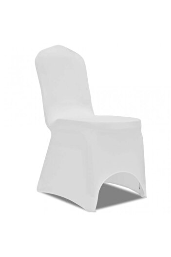 Selgot Elastic Chair Cover, White Color