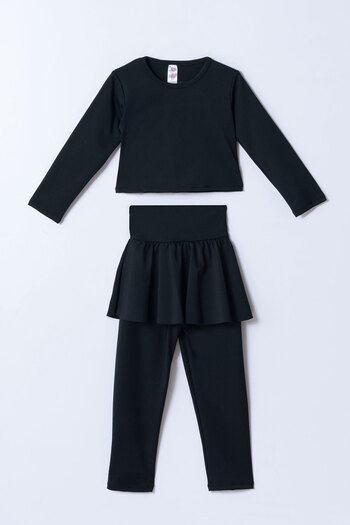 Beniizle Girl's Skirted Sports Suit
