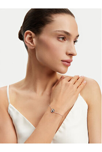 Guess Γυναικείο Ασημένιο Βραχιόλι JUBB03036JW