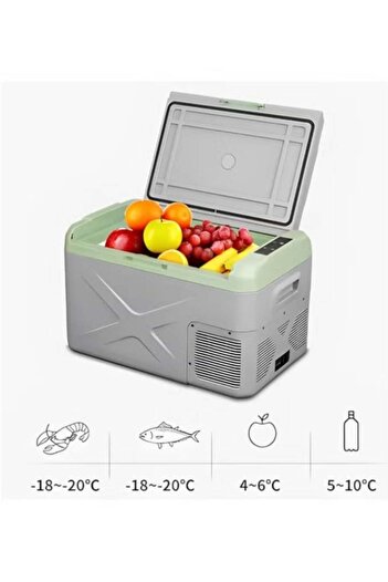 DCL DLC 45L 12V Portable Refrigerator Fast Cooling Car Fridge for Fishing, Camping, RVs, Trucks, Boats