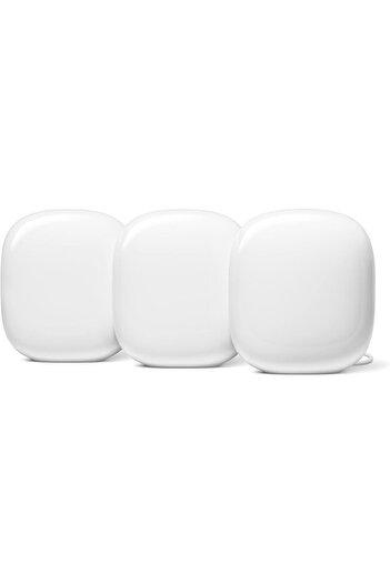 Google Nest WiFi Pro - 6E - Reliable Home Wi-Fi System with Fast Speed and Whole Home Coverage - Mes