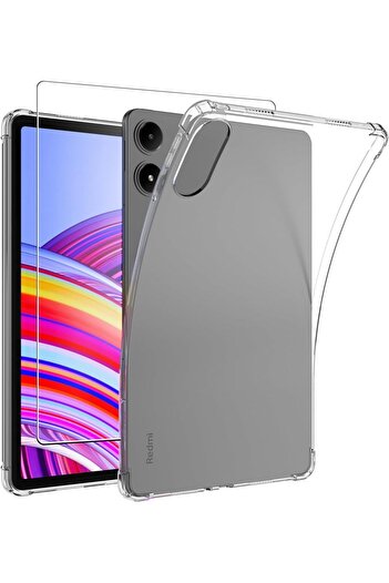 erorex 1+1 جراب واقٍ متوافق مع جهاز Xiaomi Redmi Pad Pro مقاس 12.1 بوصة مع شاشة من الزجاج المقوى...