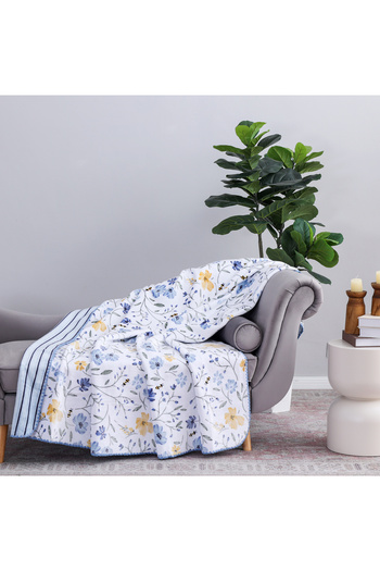 Bee Home Double-sided | Single Faux Fur Blanket