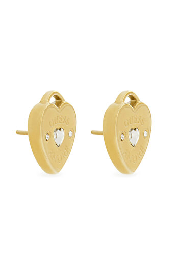 Guess Γυναικεία Χρυσά Σκουλαρίκια JUBE05058JW