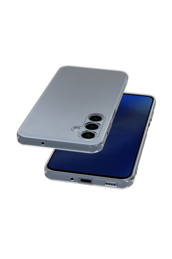 Fibaks Samsung Galaxy A17 Compatible Case Transparent Camera Protected Colorless Flexible Silicone Cover