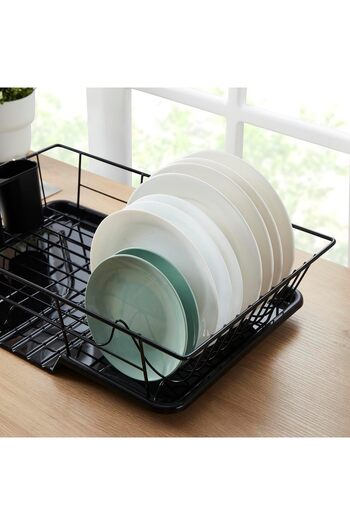 ONMART On Mart 1 Tier Dish Drying Stand for Kitchen, Kitchen Countertop Organizer Dish Drainer