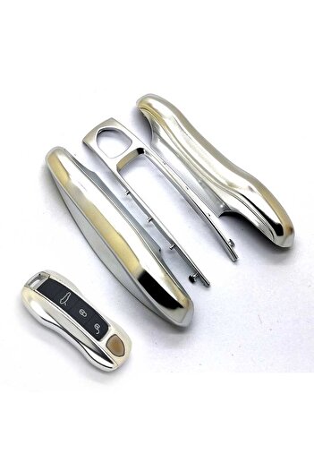 OEM Protective Case for Porsche Cayenne 9YA Panamera 971 Key Silver