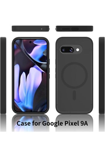 erorex Magnetic For Google Pixel 9A Case: Military Grade Drop Protection Slim Translucent Matte Shockproof…