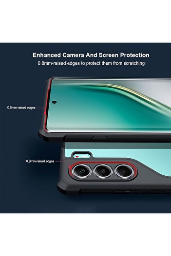 erorex For Tecno Camon 40 Pro 5G Cover, Camera Lens Protection Back Cover, Tpu+Pc Shockproof Bumper Mobile…