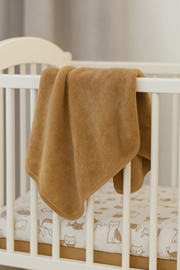 OMY Kuzu Welsoft Double Sided Blanket Unisex Baby Swaddle Girls & Boys Winter Blanket