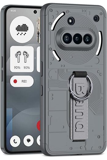 erorex Magnetic For Nothing Phone 3A Case With Wrist Strap Phone Ring