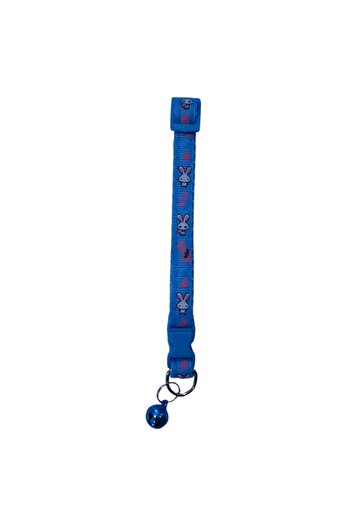 Vision XXI Set 4 Multicolored Collars with Bunny Design, Bell, Vision XXI, Adjustable 19-33cm