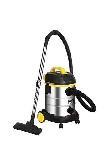 WINNINGSTAR Winning Star Wet and Dry Vacuum Cleaner - 1600W, 25L Stainless Steel