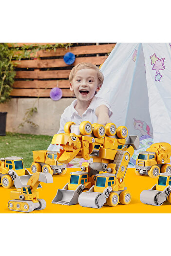 Pitikot 5 in 1 Dinosaur Robot Toy Building Set