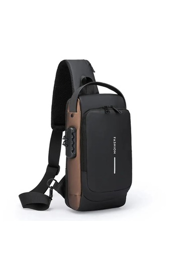 ZAAPPY Top Trending Anti theft Crossbody Sling Bag, Lightweight with USB Charging Port Fit for 9.7'' i-pad