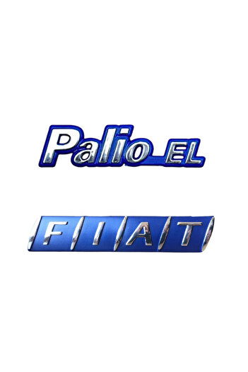 MEFAUTO Fiat Palio El Compatible Rear Trunk Lettering and Fiat Palio El Trunk Emblem with Bomb Shape