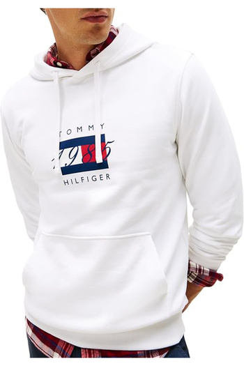 Tommy Hilfiger Plus Tommy Hilfiger Flag Graphic Drawstring Hoodie