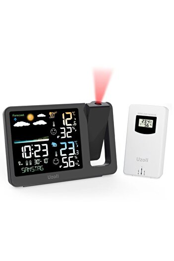 UZOPI Uzoli Projection Alarm Clock Digital Alarm Clock with Projection